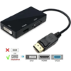 Adaptador Mini Displayport Para Vga Hdmi Dvi 3 Em 1 - Image 2
