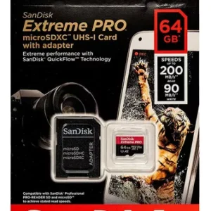 Cartão de Memória SanDisk Extreme Pro A2 64GB