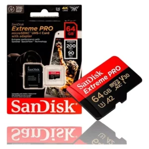 Cartão de Memória SanDisk Extreme Pro A2 64GB