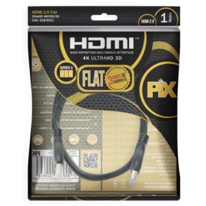 Cabo HDMI 2.0 Gold Flat Pix 1 Metro
