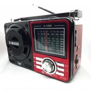 Rádio Leson FM/AM/USB/SD/TF LO-1088 VM/PT