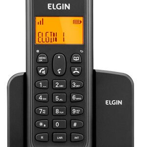 Telefone sem fio Elgin com Identificador e Viva Voz TSF8001 Preto
