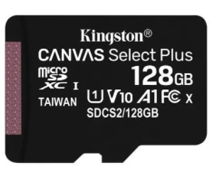 Cartão De Memória Kingston Select Plus SD 128gb Canvas