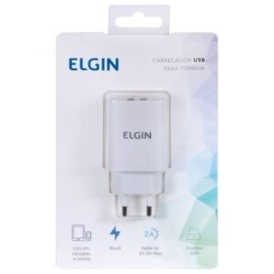 Carregador USB Elgin 5V 2A