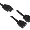 Cabo adaptador 12v 4pinos led rgb para 4 cabos 12v 4 pinos femea com 30cm Dex - Imagem 4