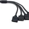 Cabo adaptador 12v 4pinos led rgb para 4 cabos 12v 4 pinos femea com 30cm Dex - Imagem 3
