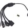 Cabo adaptador 12v 4pinos led rgb para 4 cabos 12v 4 pinos femea com 30cm Dex - Imagem 6