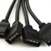 Cabo adaptador 12v 4pinos led rgb para 4 cabos 12v 4 pinos femea com 30cm Dex - Imagem 7
