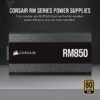 Fonte Corsair RM850-850W, 80 Plus Gold, Modular, Preto - CP-9020235 - Image 8
