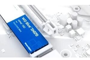 SSD 1 TB WD Blue SN570, M.2 2280, NVMe, Leitura: 3.500MB/s e Gravação: 3.000MB/s, Azul – WDS100T3B0C
