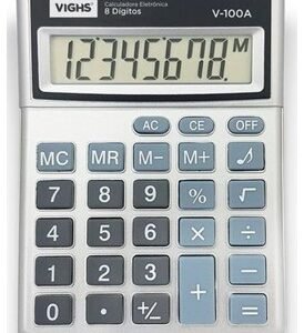 Calculadora Eletrônica VIGHS V-100A 8 Dígitos