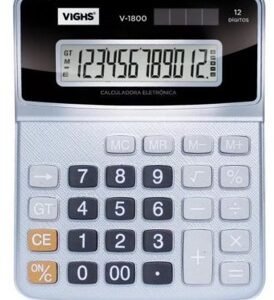 Calculadora Eletrônica VIGHS V-1800 12 Dígitos