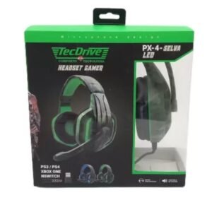 Headset Gamer PX-4-Selva Led – TecDrive P/ PS3, PS4, XBOX ONE, NSWITCH