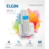 Telefone Sem Fio Elgin TSF8001 - Identificador de Chamada Viva Voz Branco