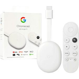 Chromecast 4 Google TV – Branco – WI-FI Hdmi HD