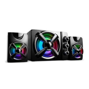Caixa de Som Gamer 2.1 30W RMS RGB – Multilaser – SP952