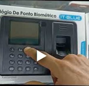Relógio Ponto Biométrico Digital Eletrônico Bivolt Portugues modelo SC9002