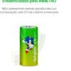 02 Pilhas Bateria 1.5V D Elgin Grande Alcalina Lr20 - Imagem 2
