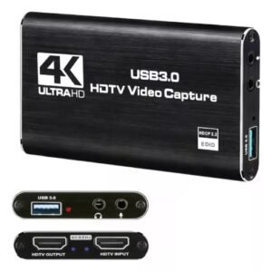 Placa De Captura De Vídeo 4k 1080p Full HD USB 3.0 HDMI