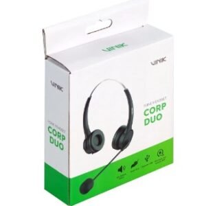 Fone Headset Corp Duo USB Vinik VK500