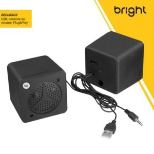 Caixa De Som Mini USB 2.1 Bright – 0359