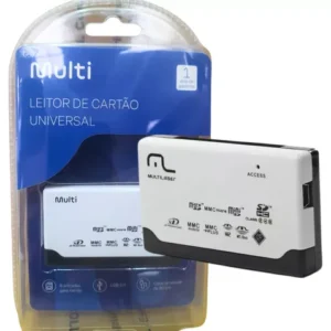 Leitor De Cartão Universal Multilaser Ac076 Compact Flash Sd