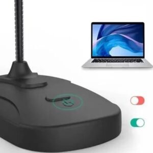 Microfone De Mesa Tomate MT-1050 USB Omnidirecional Preto
