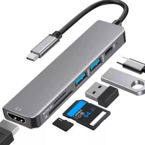 Hub USB-C 6 em 1