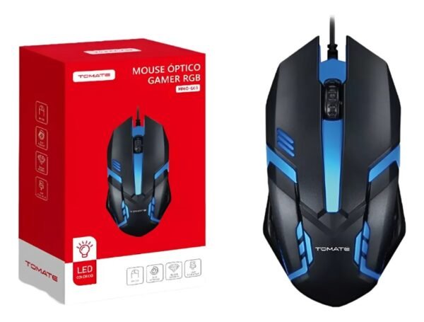 Mouse Óptico Gamer RGB USB Tomate MMO-G03 - Imagem 2
