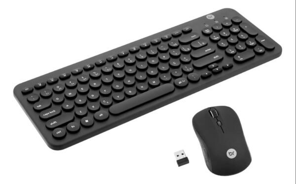 Kit Teclado e Mouse Sem Fio Preto Bright - cod. 0585 - Imagem 5