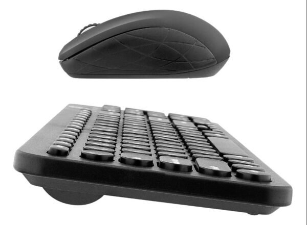 Kit Teclado e Mouse Sem Fio Preto Bright - cod. 0585 - Imagem 2
