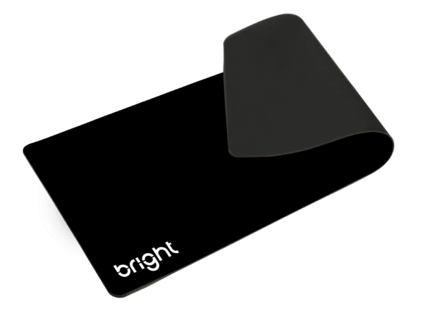 Mouse Pad Gamer & Office Antiderrapante Bright Preto - Imagem 2