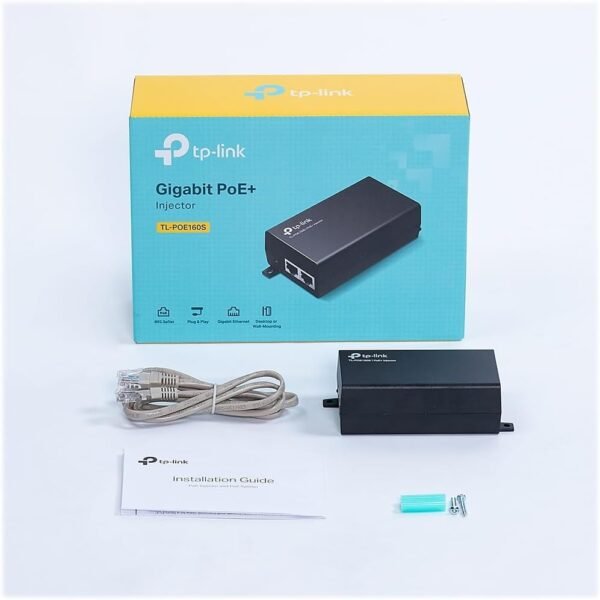 Fonte Injetor Gigabit Poe+ Até 30w - Tp-link POE160S - Imagem 3