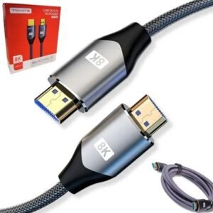 Cabo HDMI 8k Ultra HD 2.1 PS5 Xbox Blu-ray Projetor 5 Metros MHD-8005