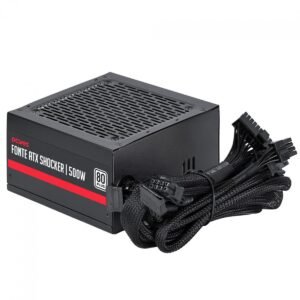 Fonte PCYES Shocker 500W Full Modular 80 Plus White – FM500WBV