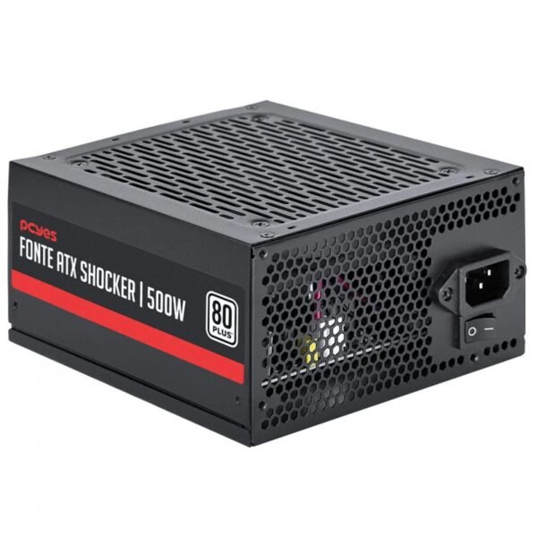Fonte PCYES Shocker 500W Full Modular 80 Plus White - FM500WBV - Imagem 5