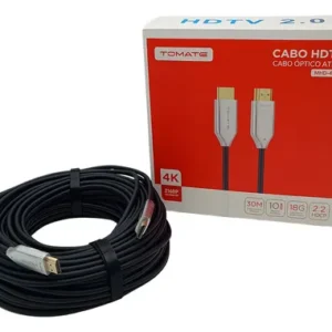 Cabo Hdmi 2.0 60hz Fibra Óptica 30 Metros 4k High Speed 5.0