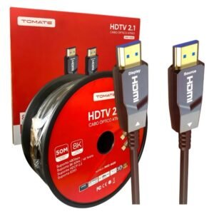 Cabo HDMI Óptico HDTV 2.1 8K Ultra HD 48gbps 50m Tomate MHD-8450