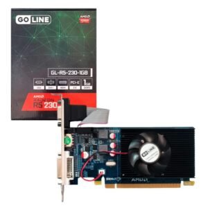 Placa De Video AMD Radeon R5 230 1GB DDR3 64bits VGA/HDMI/DVI – GoLine – GL-R5-230-1GB