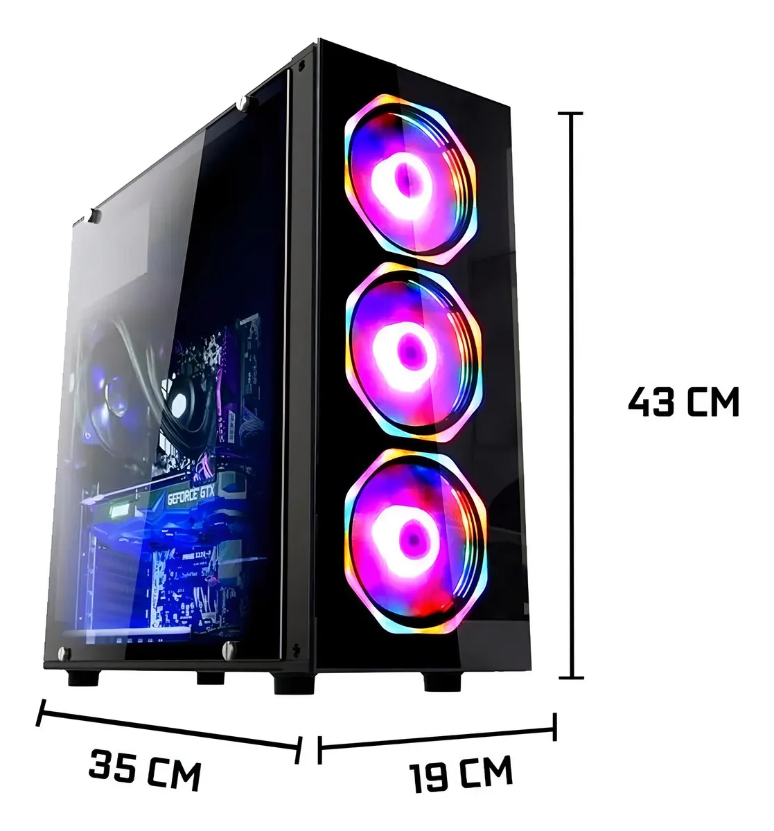 PC Gamer Intel I5 10400f 16gb RX550 4GB SSD 480GB - Imagem 3