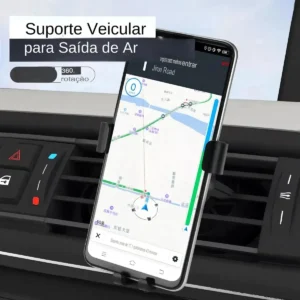 Suporte De Celular Veicular 360° – Tomate – MTG-033