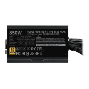 Fonte Cooler Master Mwe Gold 850w V3 Atx 3.1 80 Plus Gold