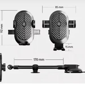 Suporte de Celular Veicular c/ Ventosa – Tomate – MTG-118