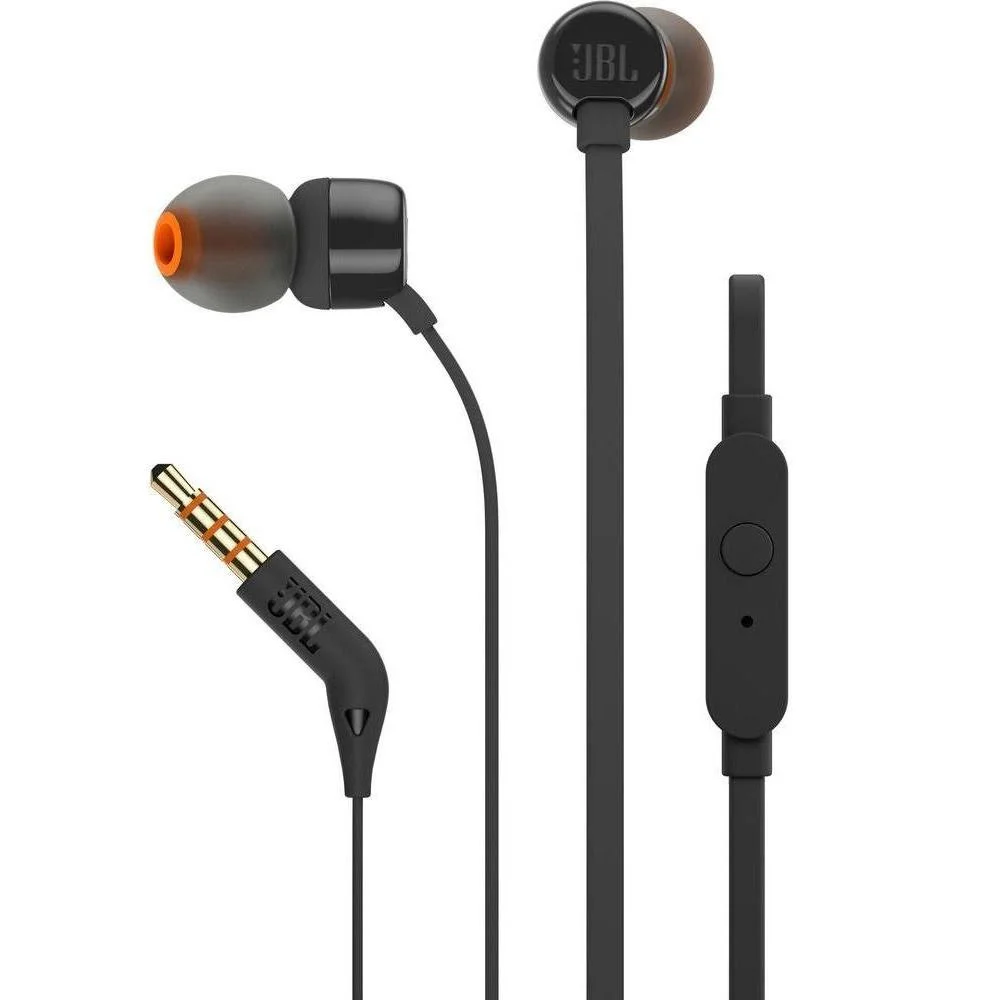 Fone de Ouvido Intra Auricular JBL T110 - JBLT110BLKAME