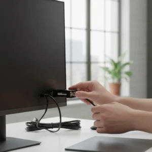 Adaptador Extensor Vga Video Via Cabo Rede RJ45