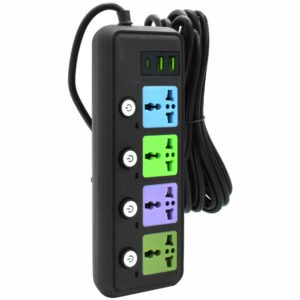 Filtro de Linha Sate A-R342U 4 Tomadas / 2 USB / USB-C / 2M