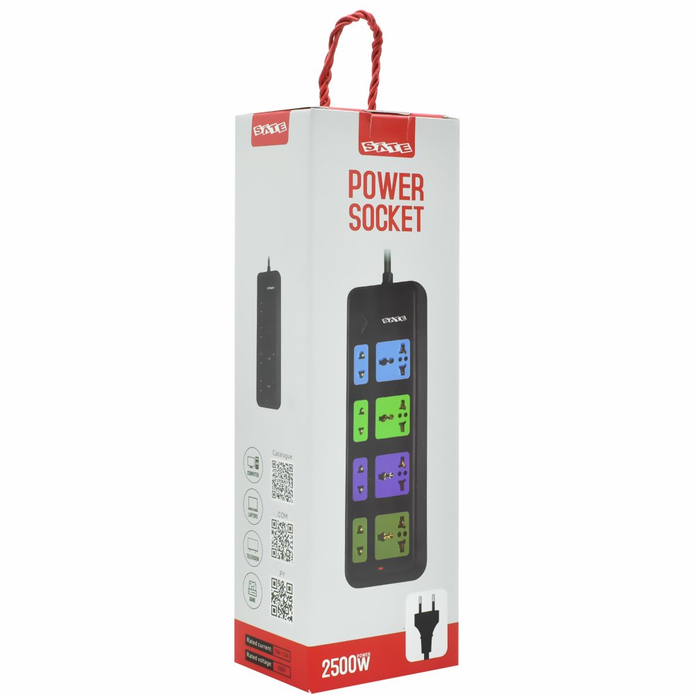 Filtro de Linha Satellite A-R282 8 Tomadas 2500W 2M - Imagem 2