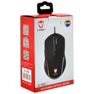 Mouse Gamer Satellite A-566 USB RGB 7200 DPI