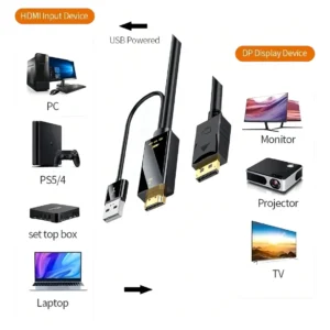 Adaptador HDMI para Display Port HD 4K – Tomate MTV-220