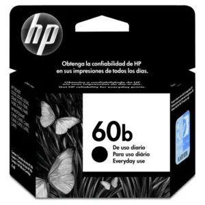 Cartucho de Tinta HP 60b Preto 4ml Original